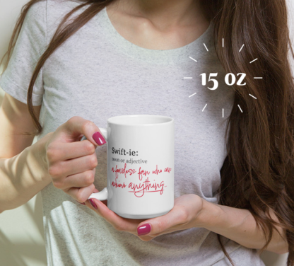 Fearless Swiftie White Glossy Mug - Image 12