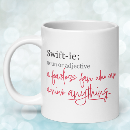 Fearless Swiftie White Glossy Mug