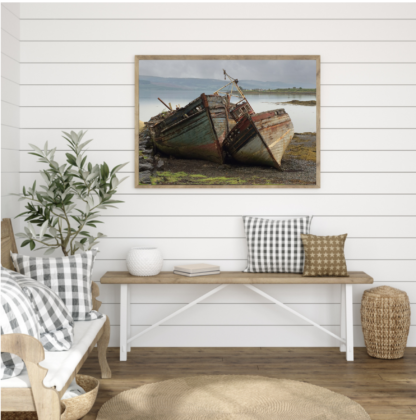 Boats on Isle of Mull, Scotland, Printable Landscape Wall Art, Instant Digital Download - Image 5