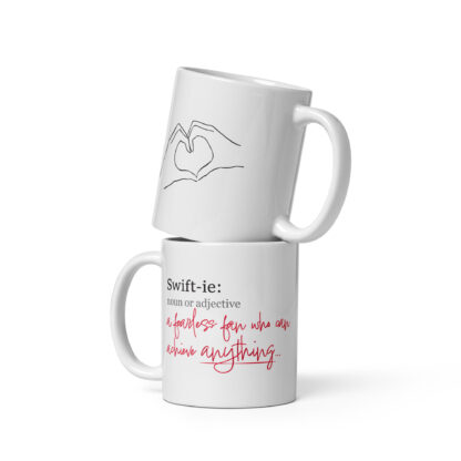 Fearless Swiftie White Glossy Mug - Image 8